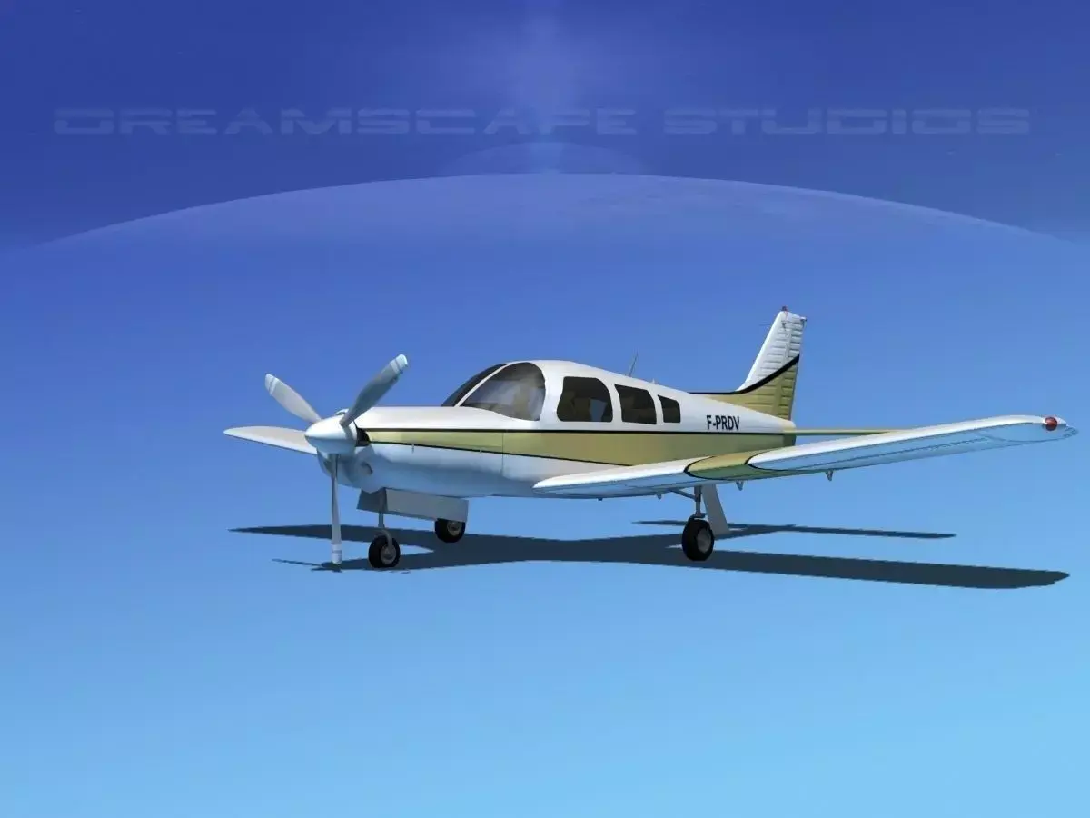 Piper Cherokee Arrow 3D model 4