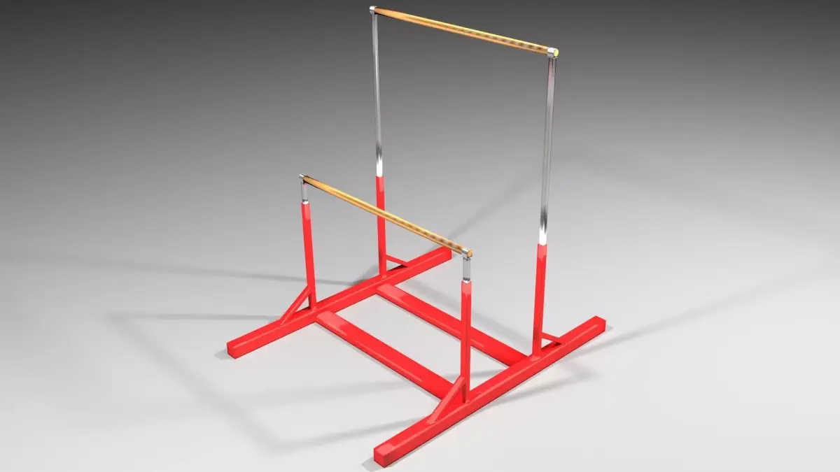 Gymnastics Equipment - Uneven Bars 3D model