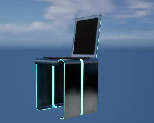 Scifi Chair Free low-poly 3D model