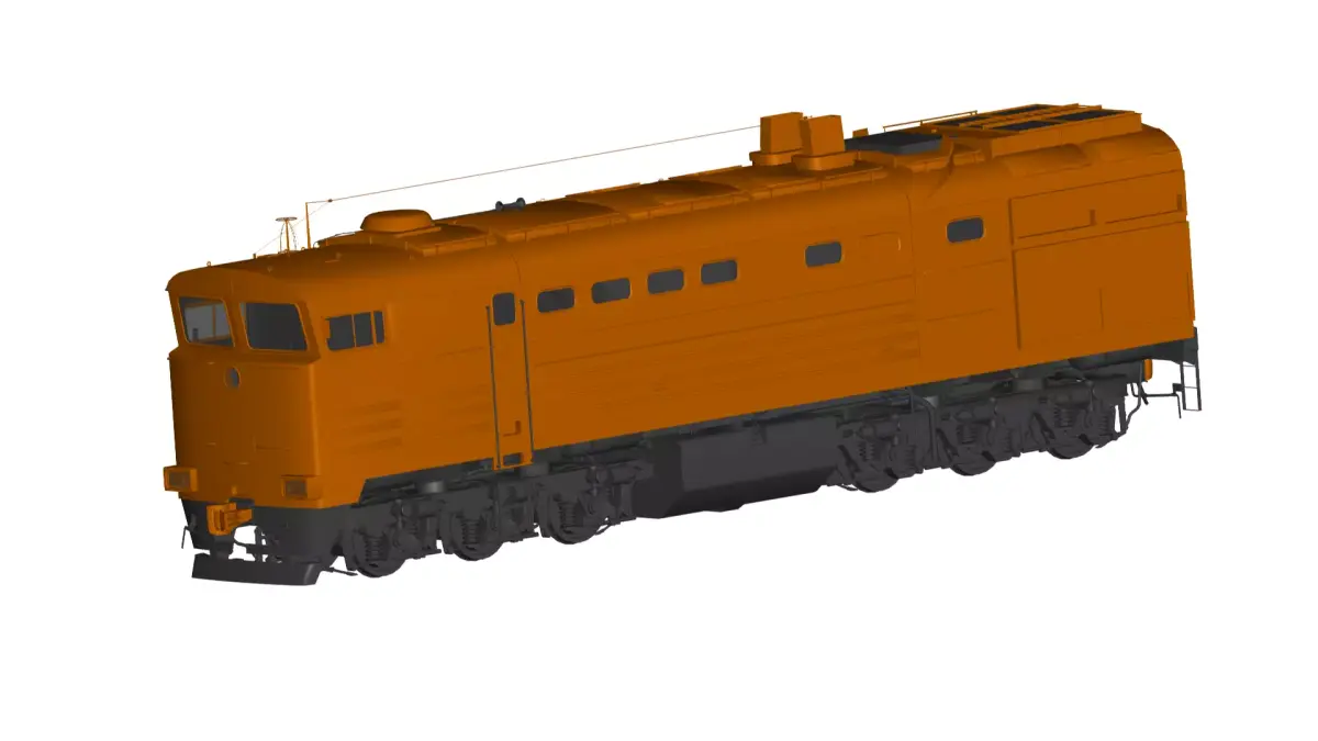 train  3D model purchase