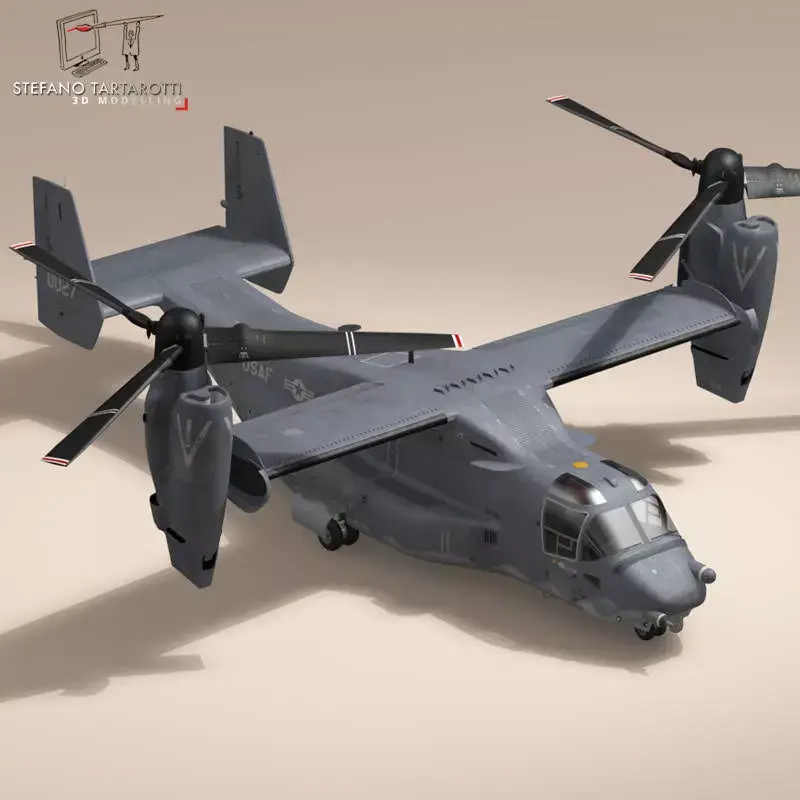 V-22 Osprey USAF 3D model
