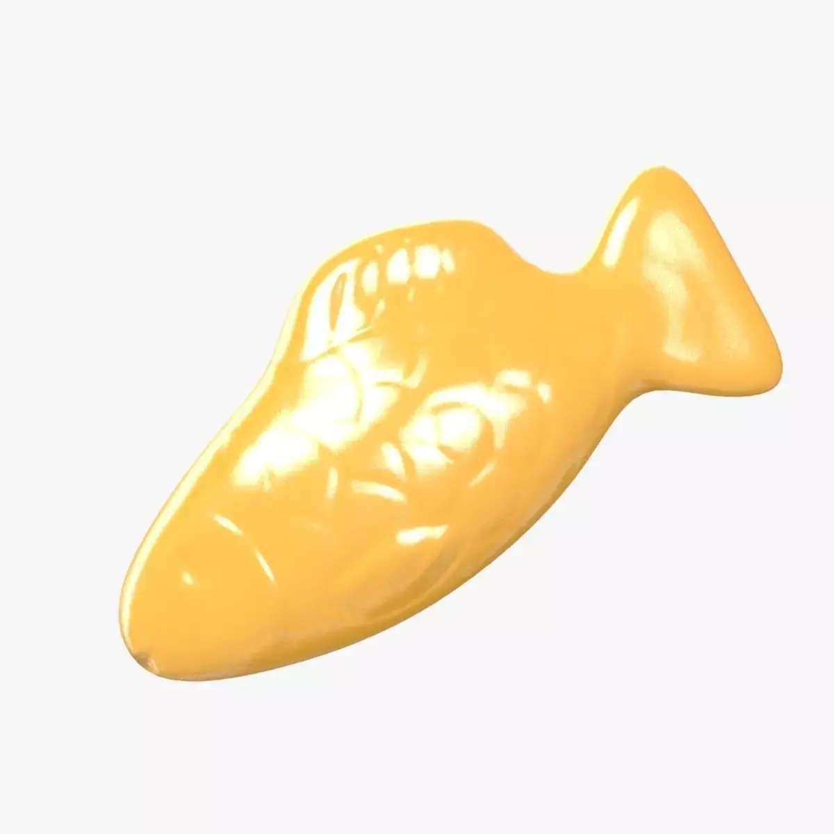 3D Swedish Fish Orange 3D model