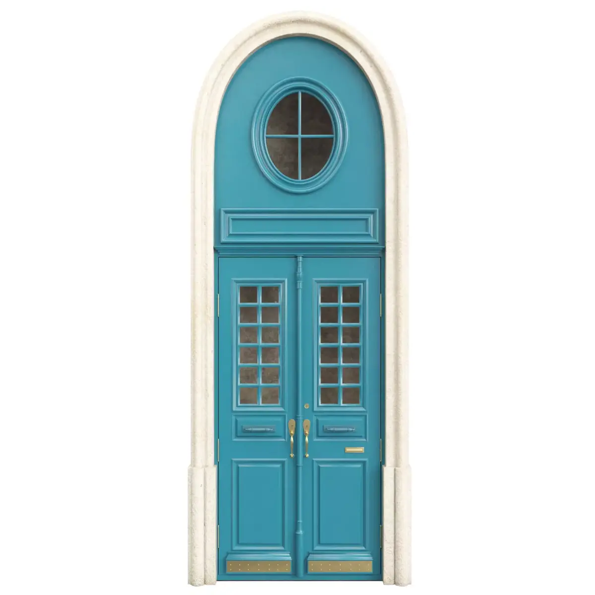 Entrance classic door 110 3D model