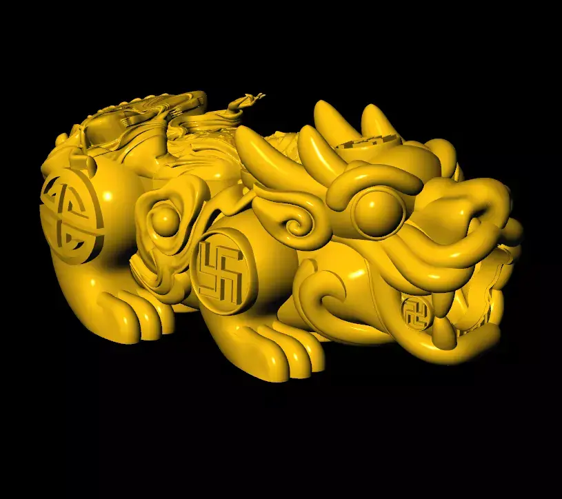 Pixiu Face Bracelet-Unicorn bracelet T05 3D print model purchase