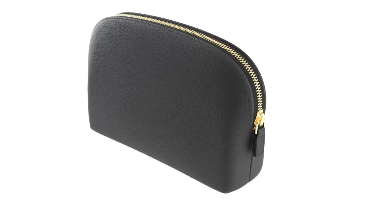 Cosmetic Leather Bag 3D model