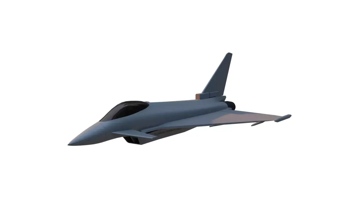 Eurofighter Typhoon EF2000 Single Seat Free 3D model