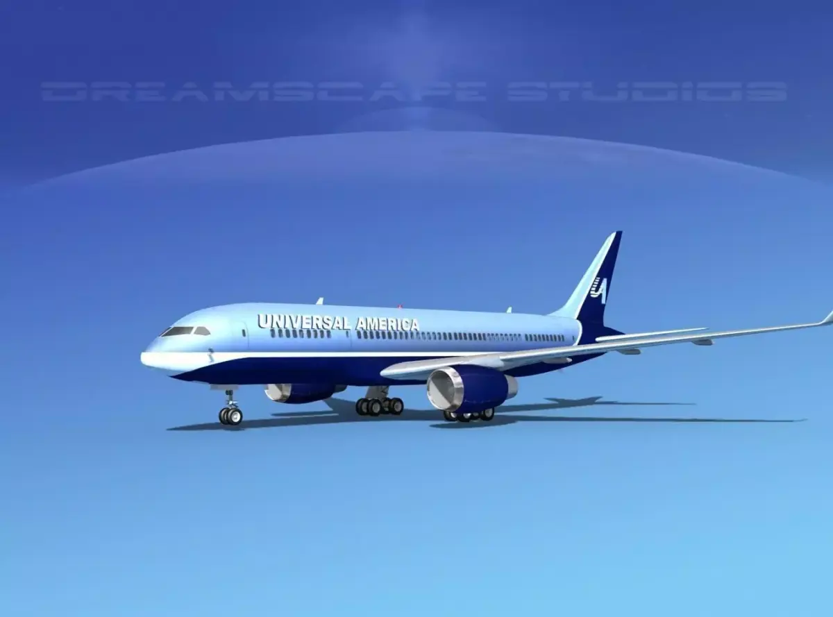 Boeing 787-8 Universal 3D model