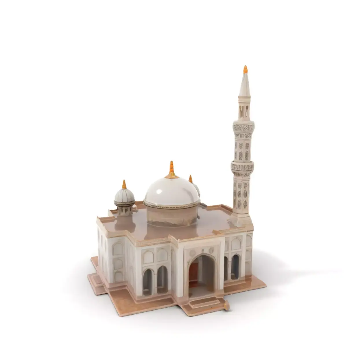Ornate Mosque model pack Low-poly 3D model