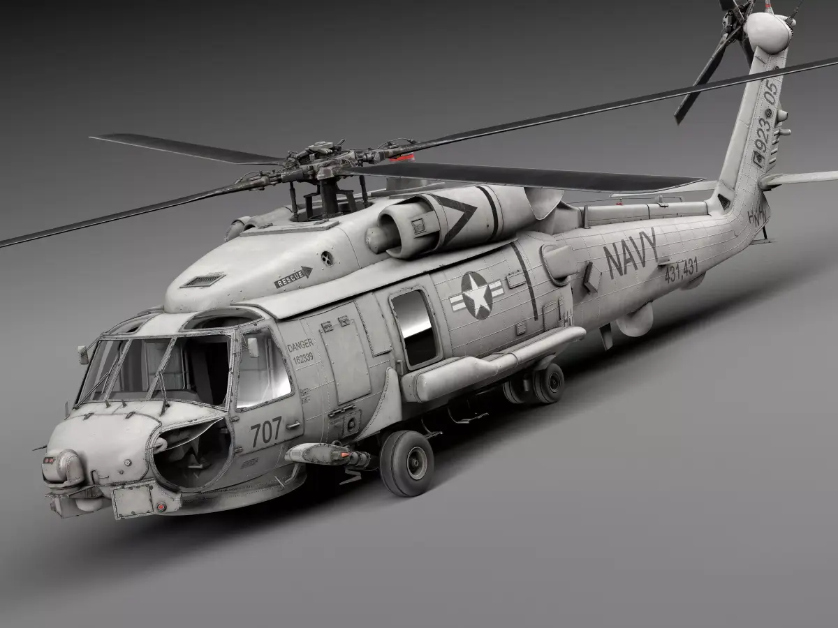 Sikorsky SH-60 Seahawk 3D model get