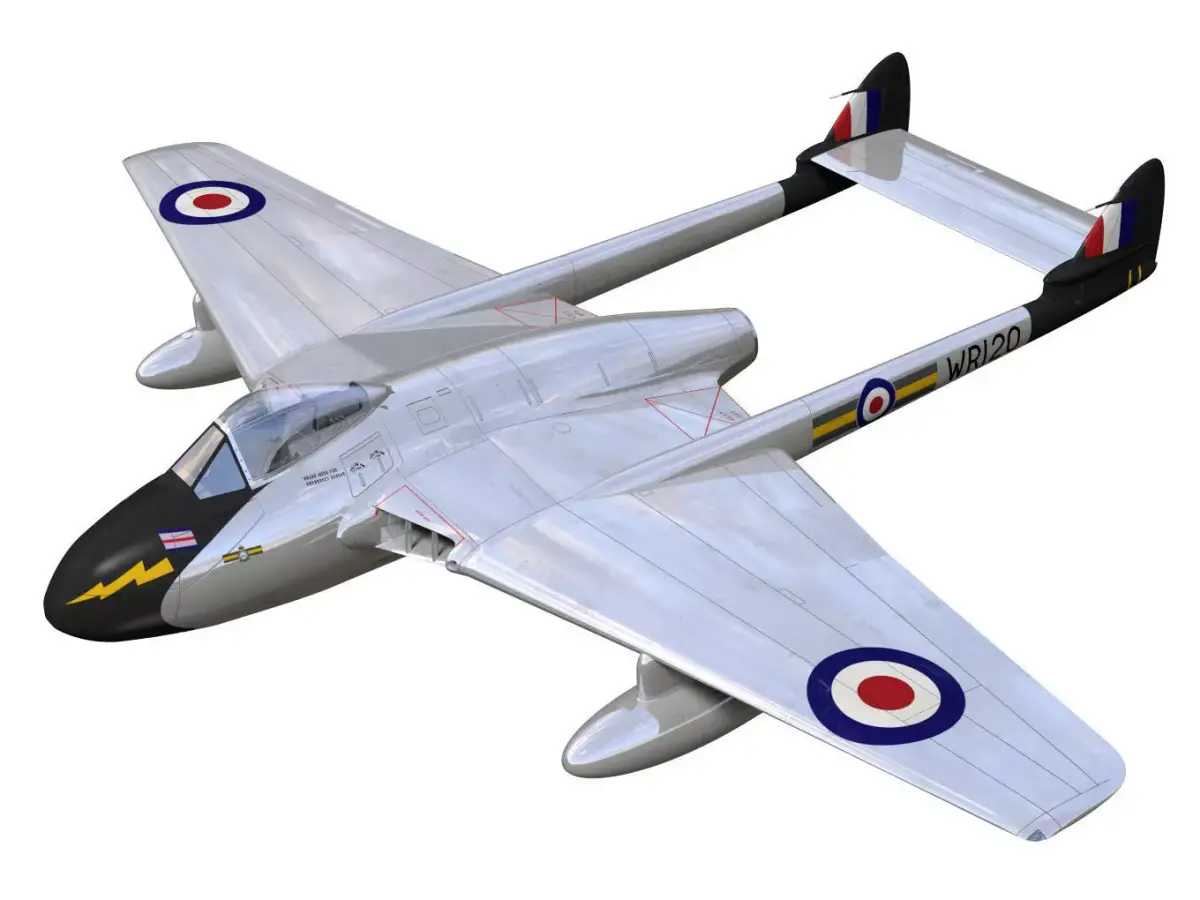 de Havilland DH100 Vampire FB Mk5 3D model