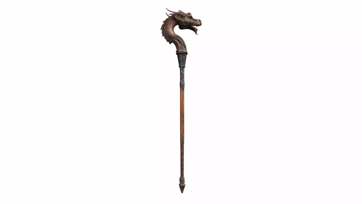Walking Stick Isolated 3d Model Generated 3D model