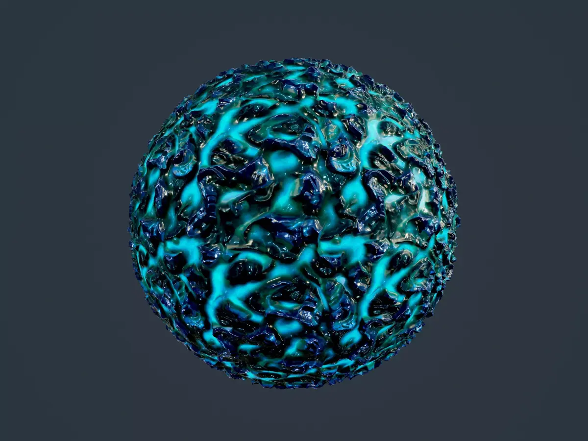 Sci-fi Alien Creature Environment Seamless PBR Texture 10 Texture