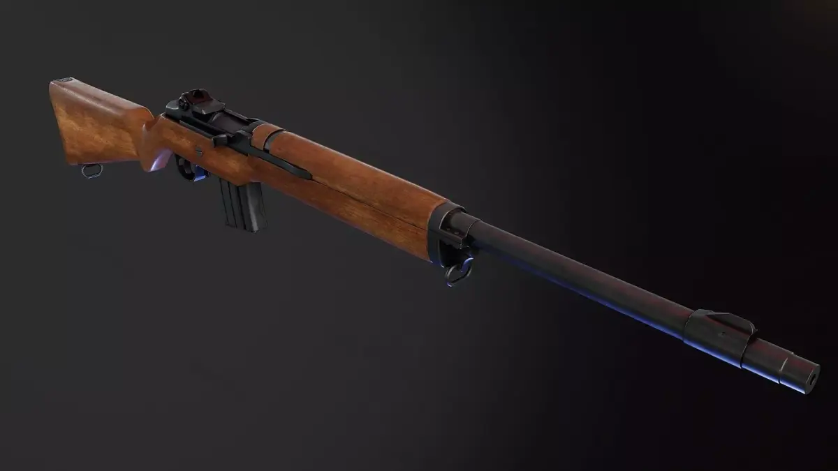 Ruger Mini14 Low-poly 3D model