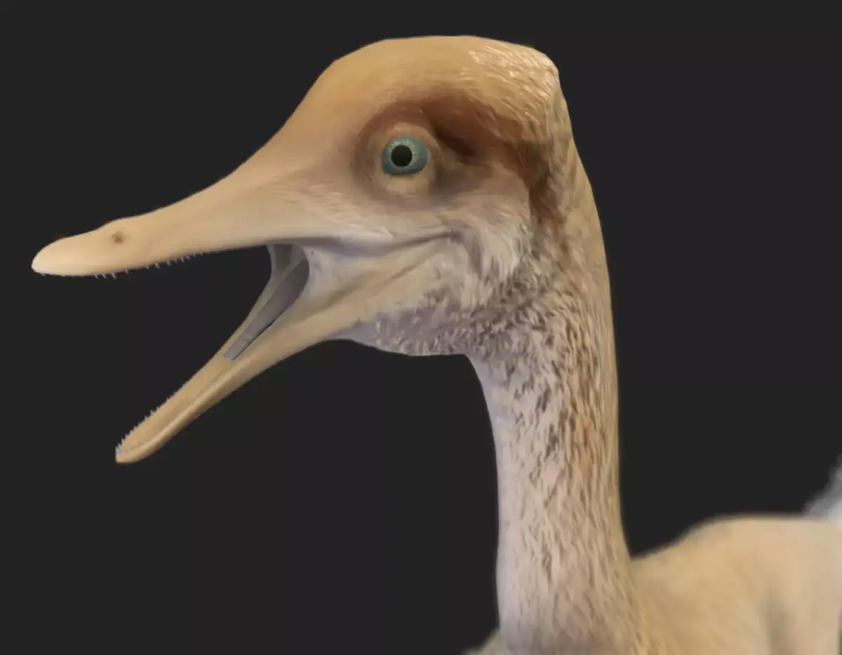 Halszkaraptor Low-poly 3D model
