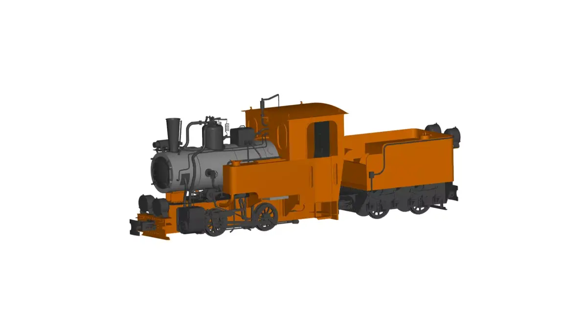 locomotive 3D model