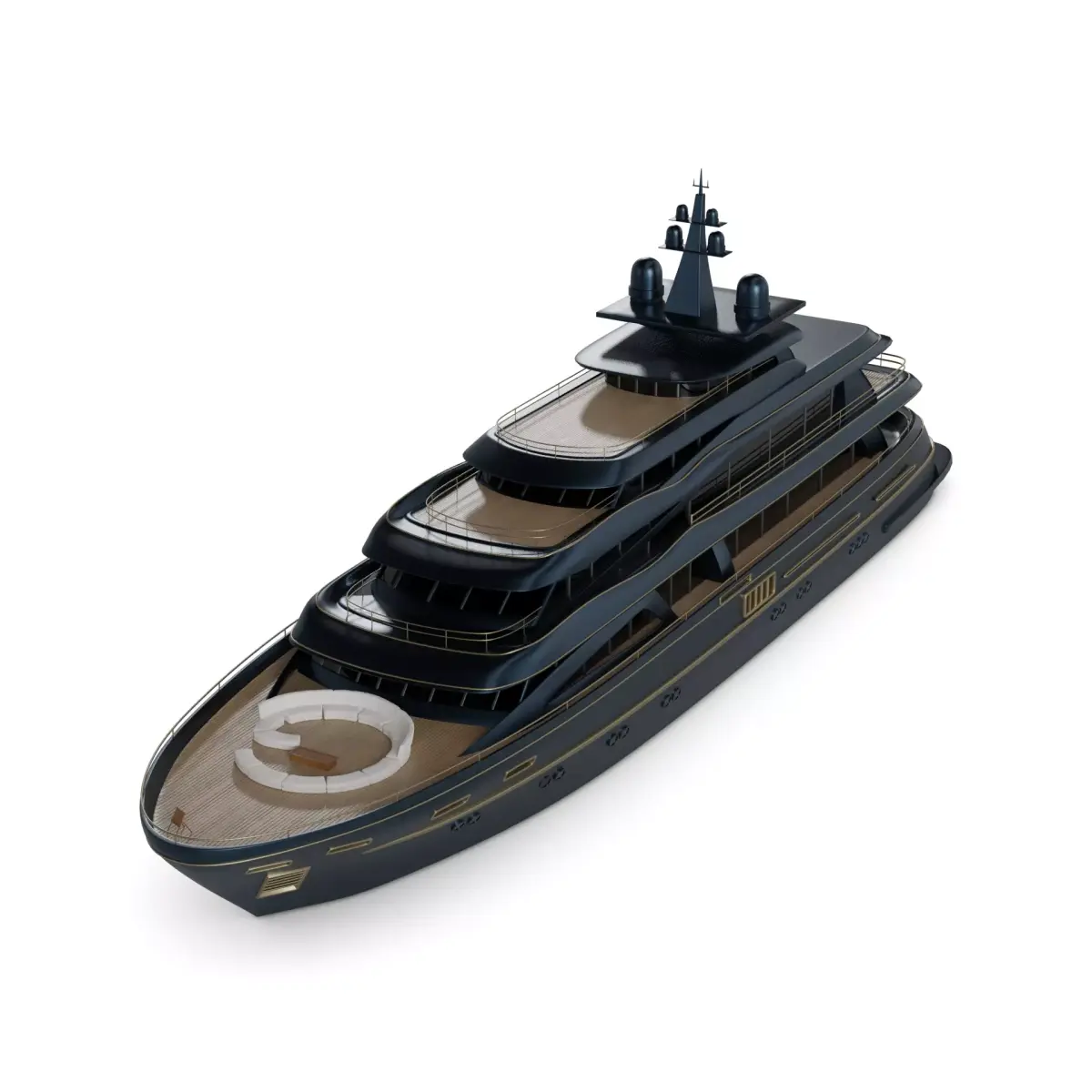 Luxury Liner 3D model PBR