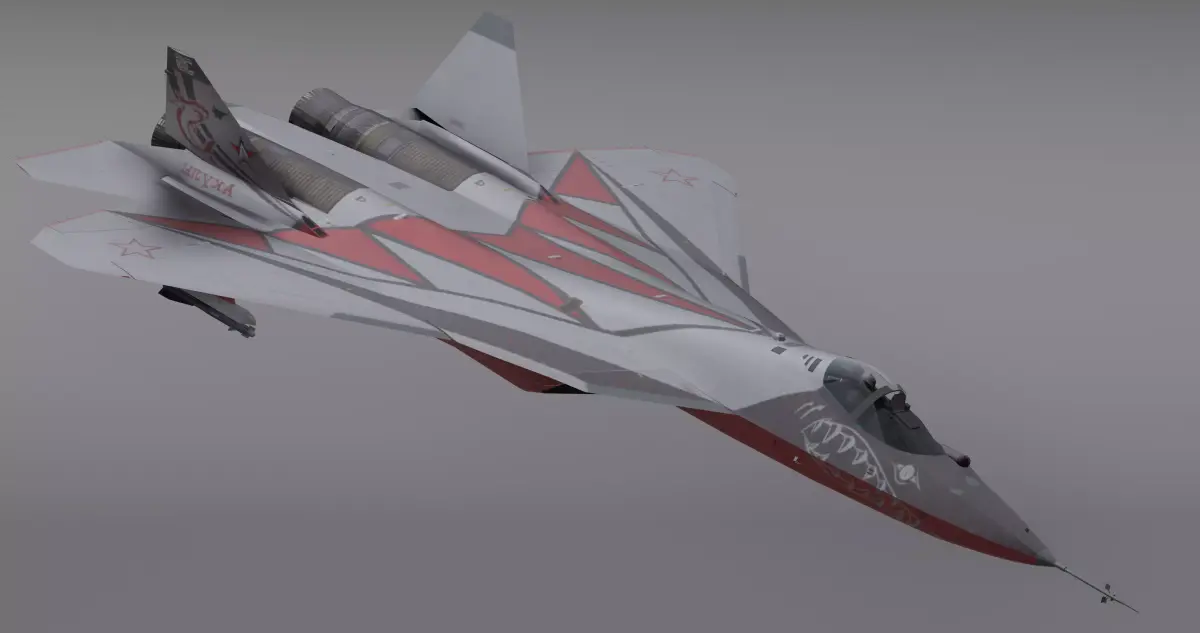 PAC Fighter Jet - Blender Low-poly 3D model