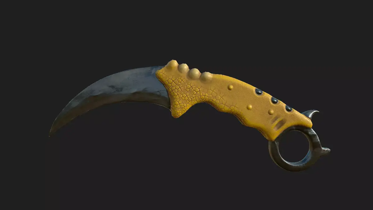 Karambit Eagle Claw Low-poly 3D model