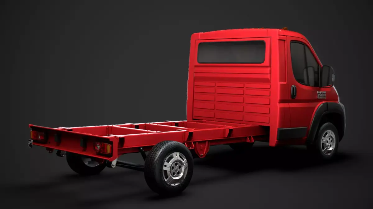 Ram Promaster Chassis Truck Single Cab 3450 WB 2019 3D model