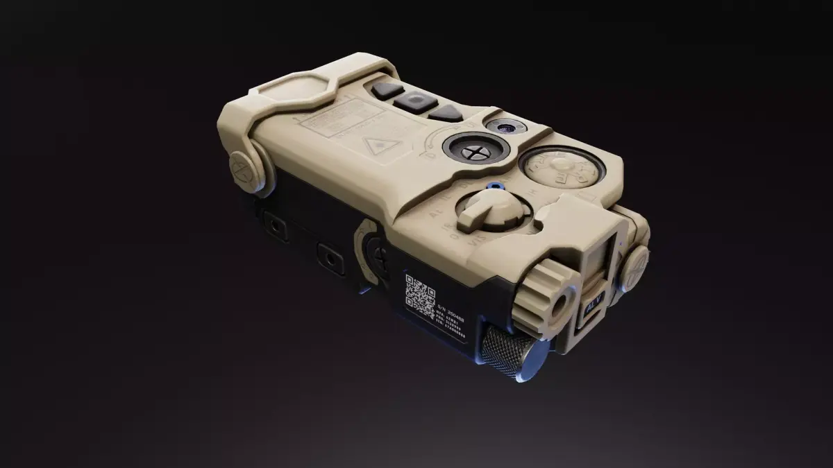 Wilcox RAID Xe Illuminator Low-poly 3D model