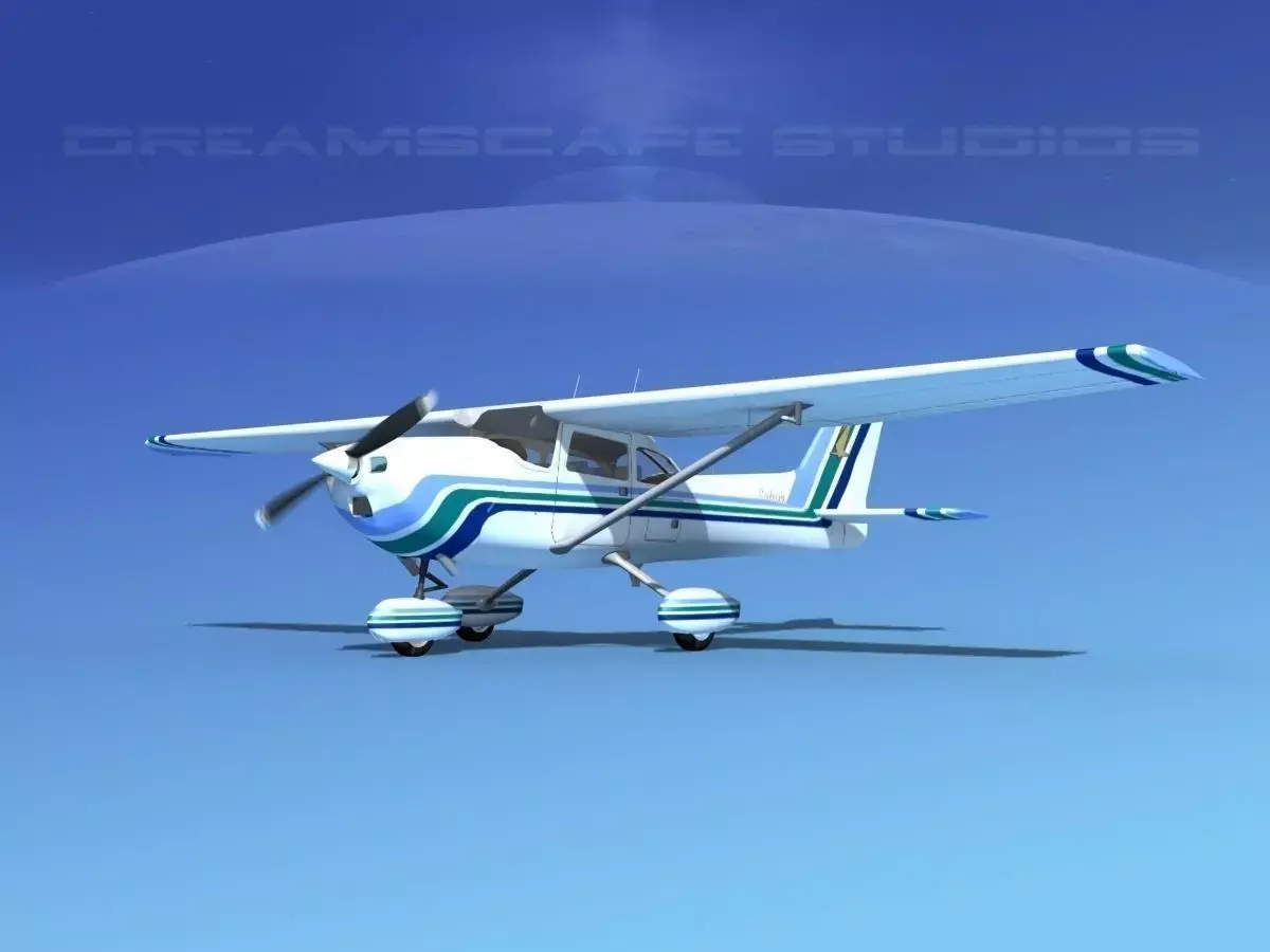 Cessna 172 Skyhawk 1976 V09 3D model
