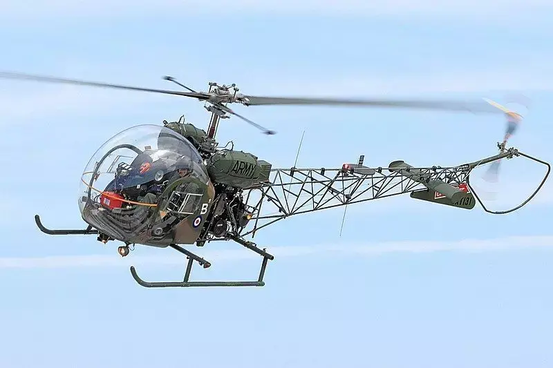 Bell H-13 Sioux 3D model