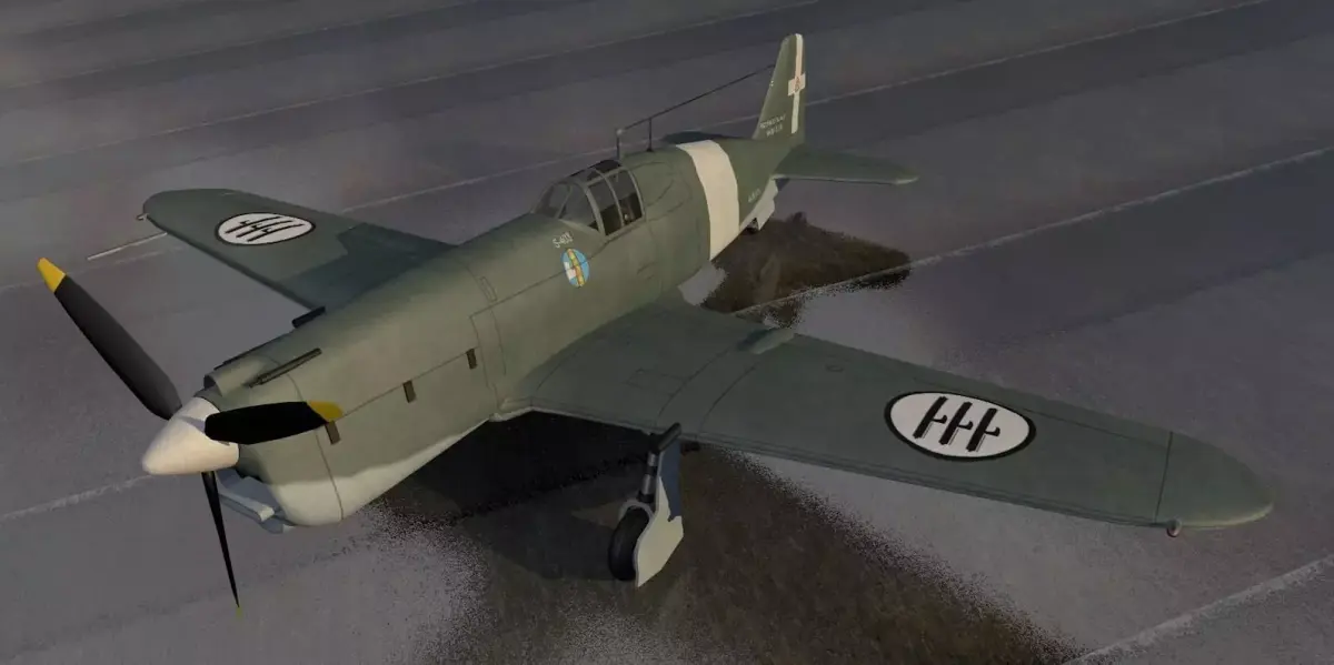 SAI Ambrosini S-403 Dardo 3D model