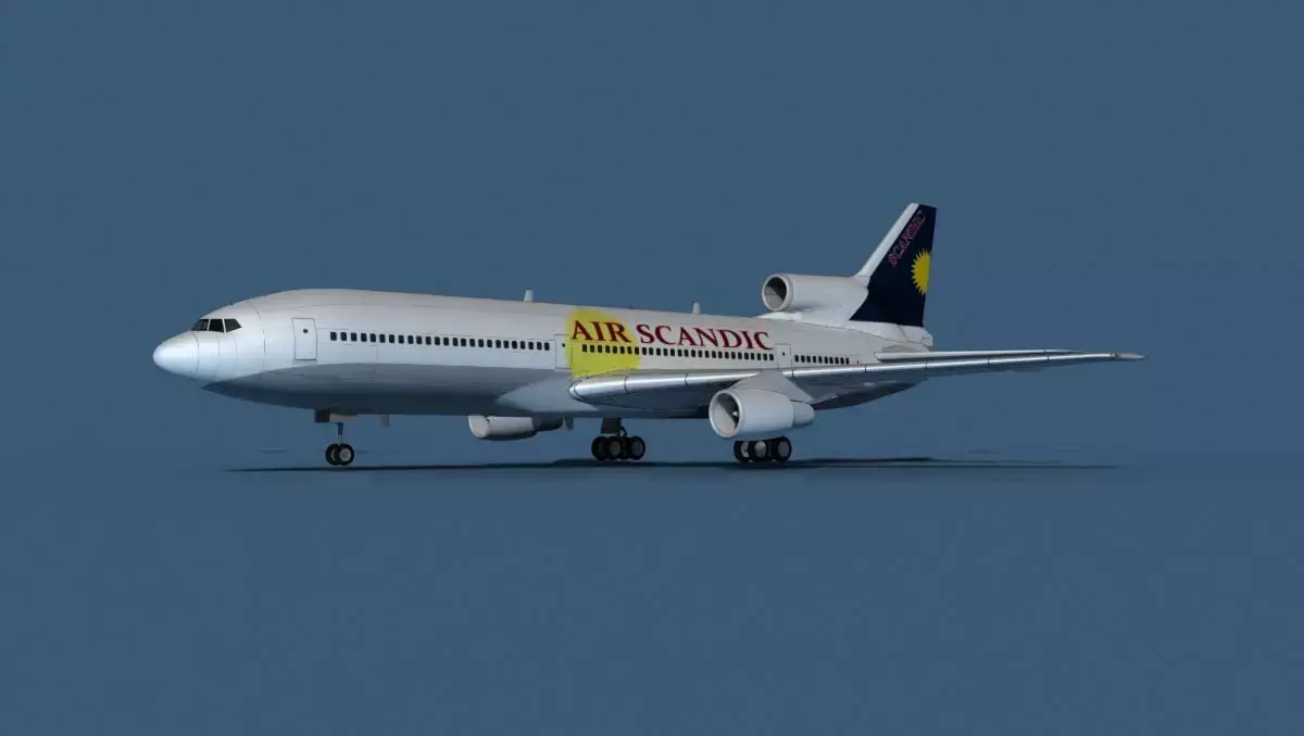 Lockheed L-1011-50 Air Scandic 3D model