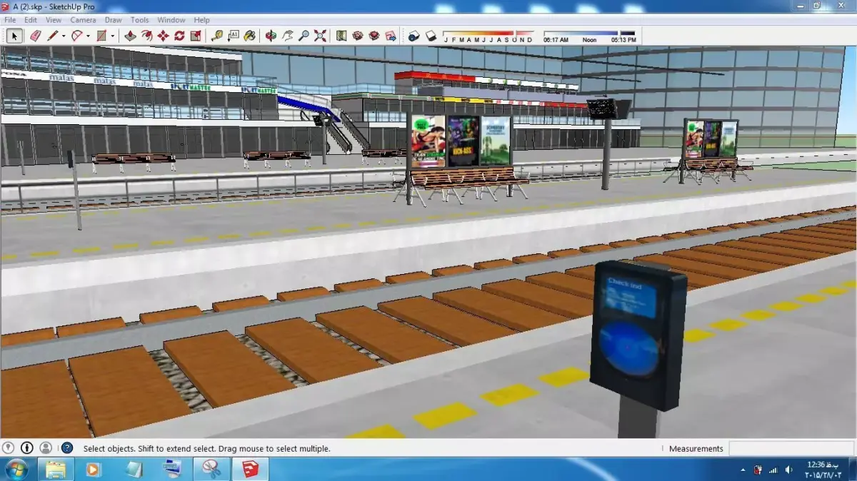 Sketchup Terminal A2 Free 3D model