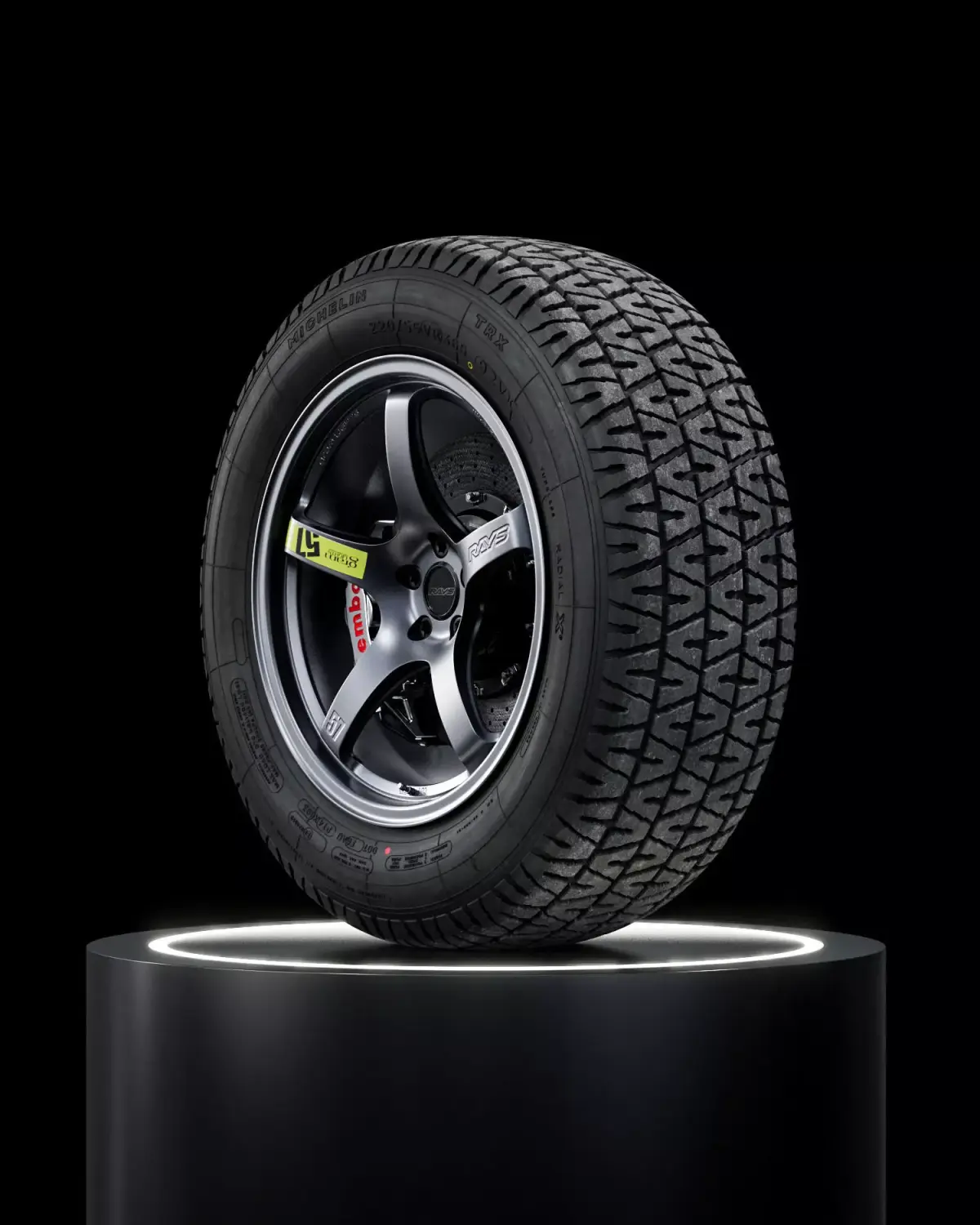 Michelin TRX 220 55 VR365 3D model