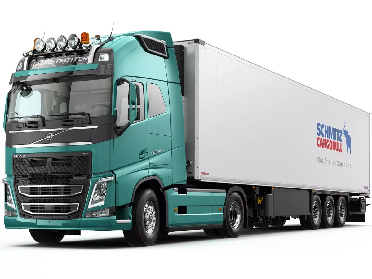 Volvo FH 4X2 Classic With Semi Trailer 3D model