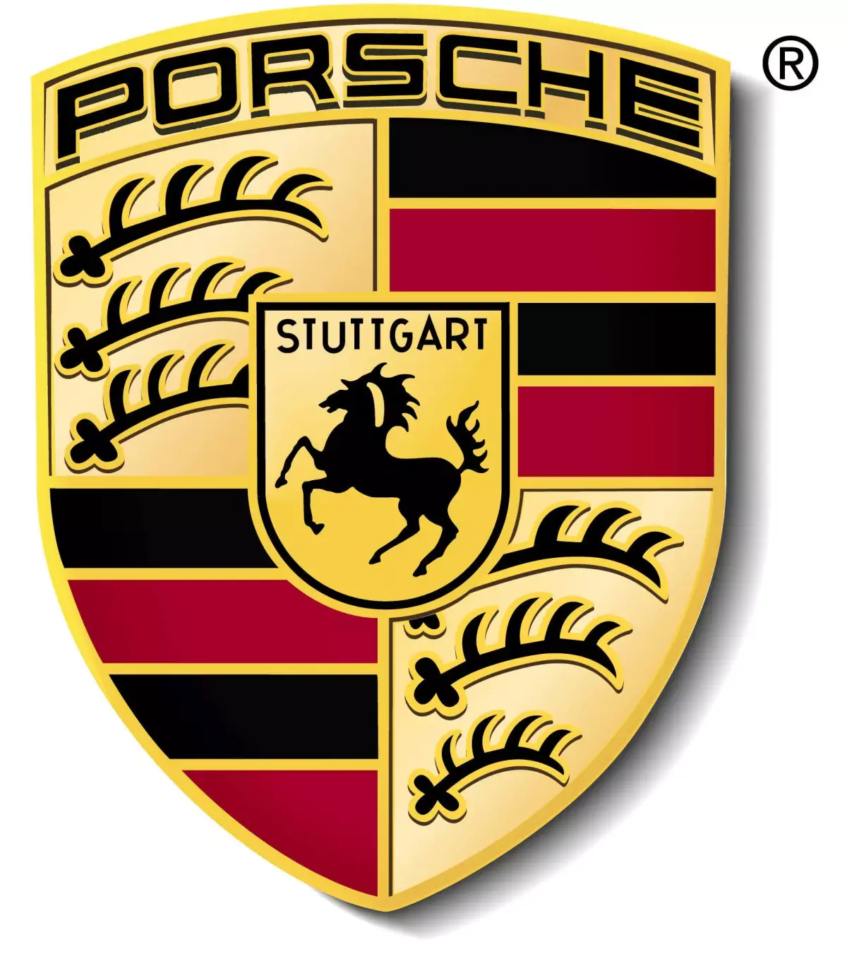logo porsche 3D model