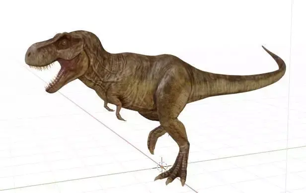 Dinosaur Model  Low-poly 3D model