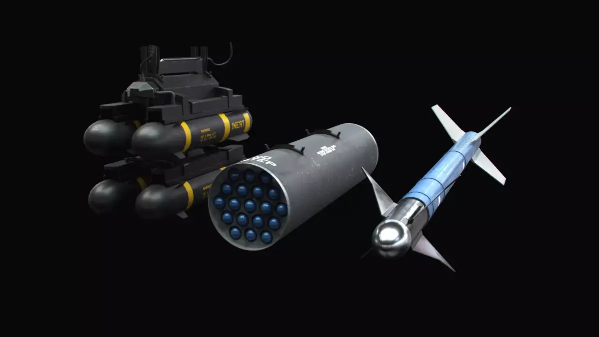 Aircraft Weapons All-Inclusive 3D model