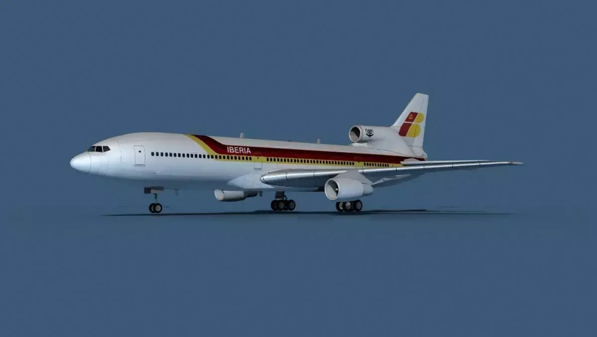 Lockheed L-1011-50 Iberia 3D model