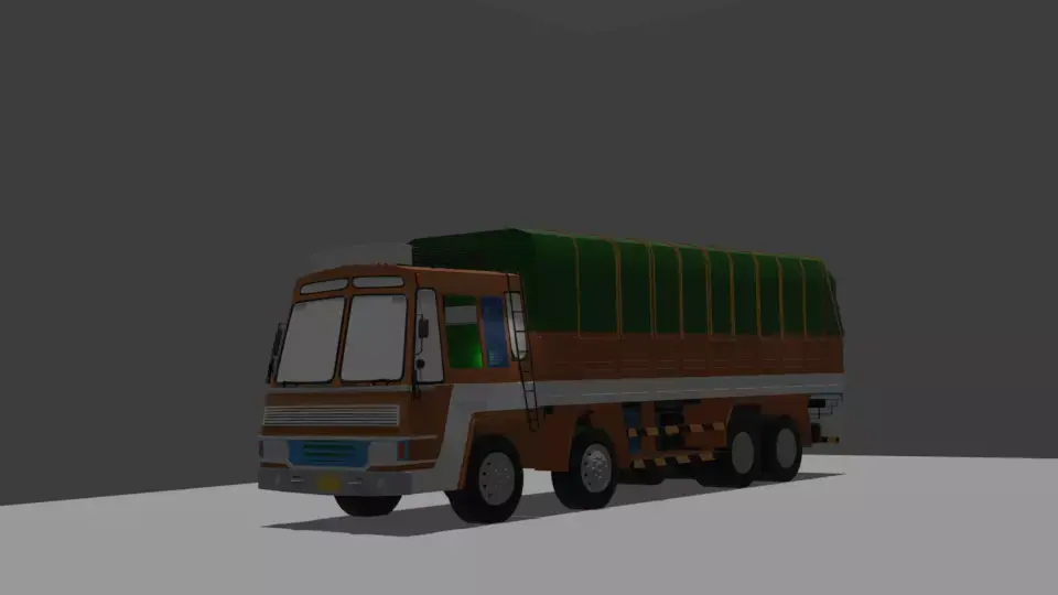 ASHOK LEYLAND  NP TRUCK  Low-poly 3D model