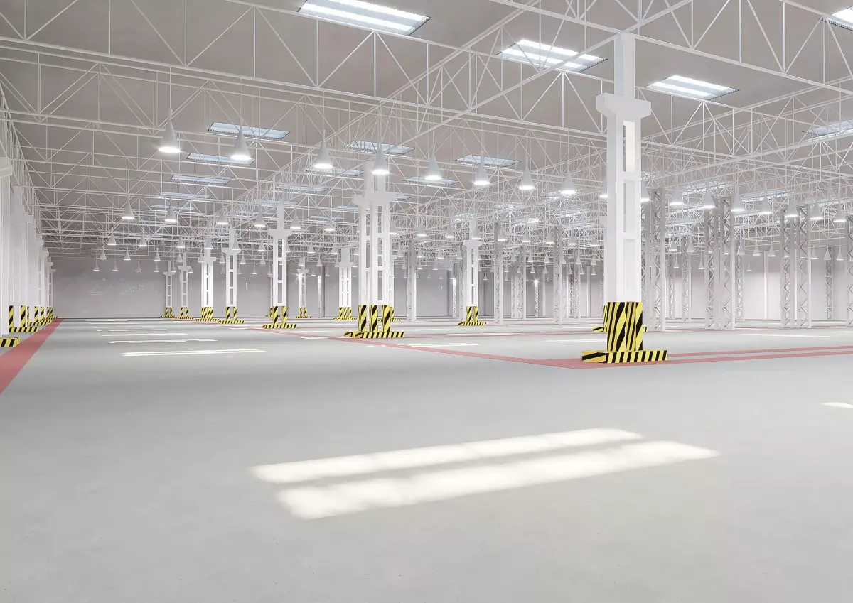 Factory warehouse 3D model buy
