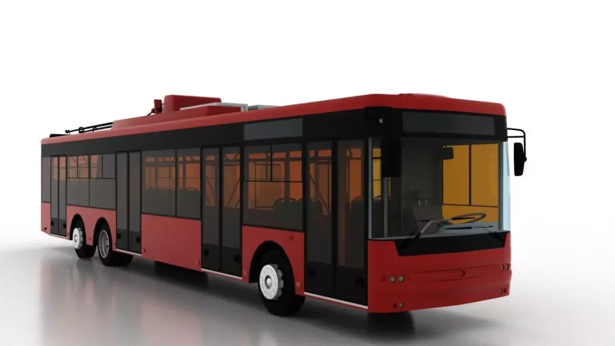 Trolleybus Bogdan T80110 3D model