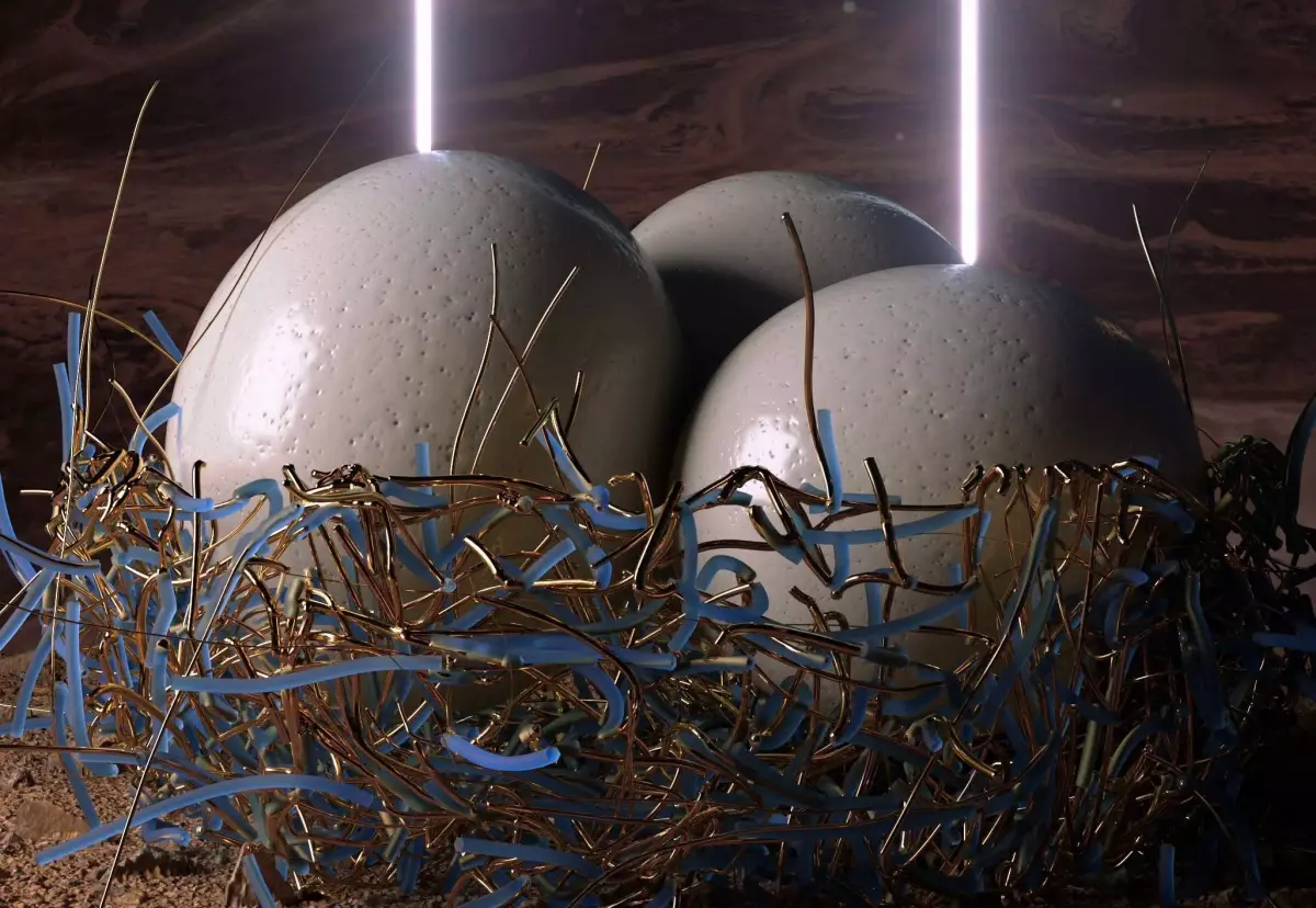 Ostrich Egg 3D model
