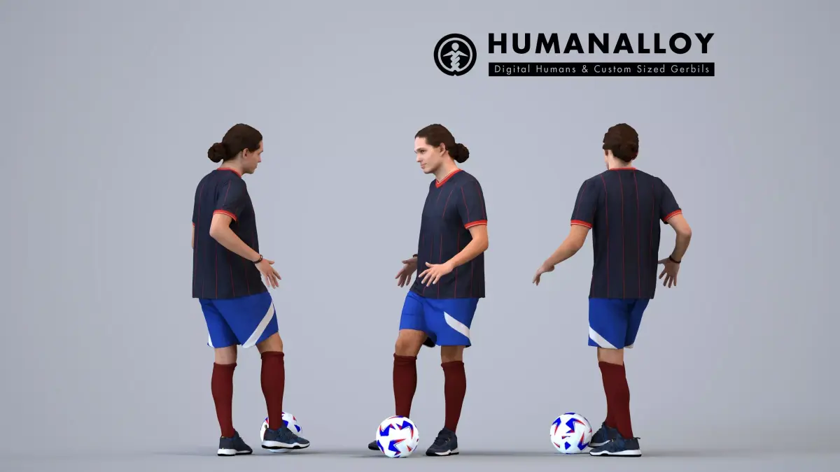 00497Mateo003 - Adult Caucasian male exercising in athletic 3D model