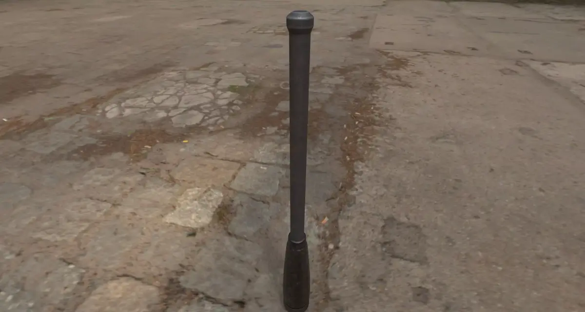 Baton -- PBR -- Game Ready Asset Free low-poly 3D model
