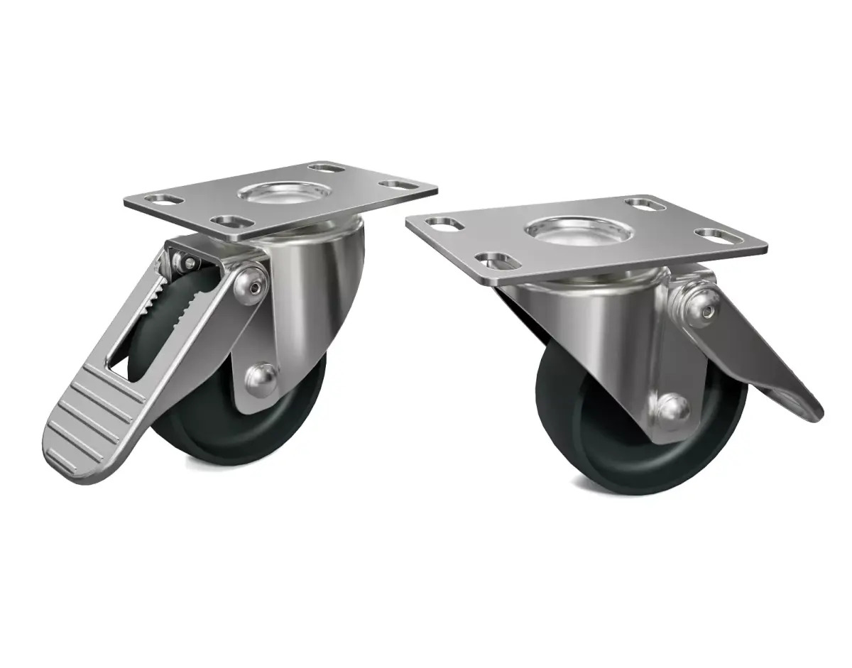 Caster wheels 3D model