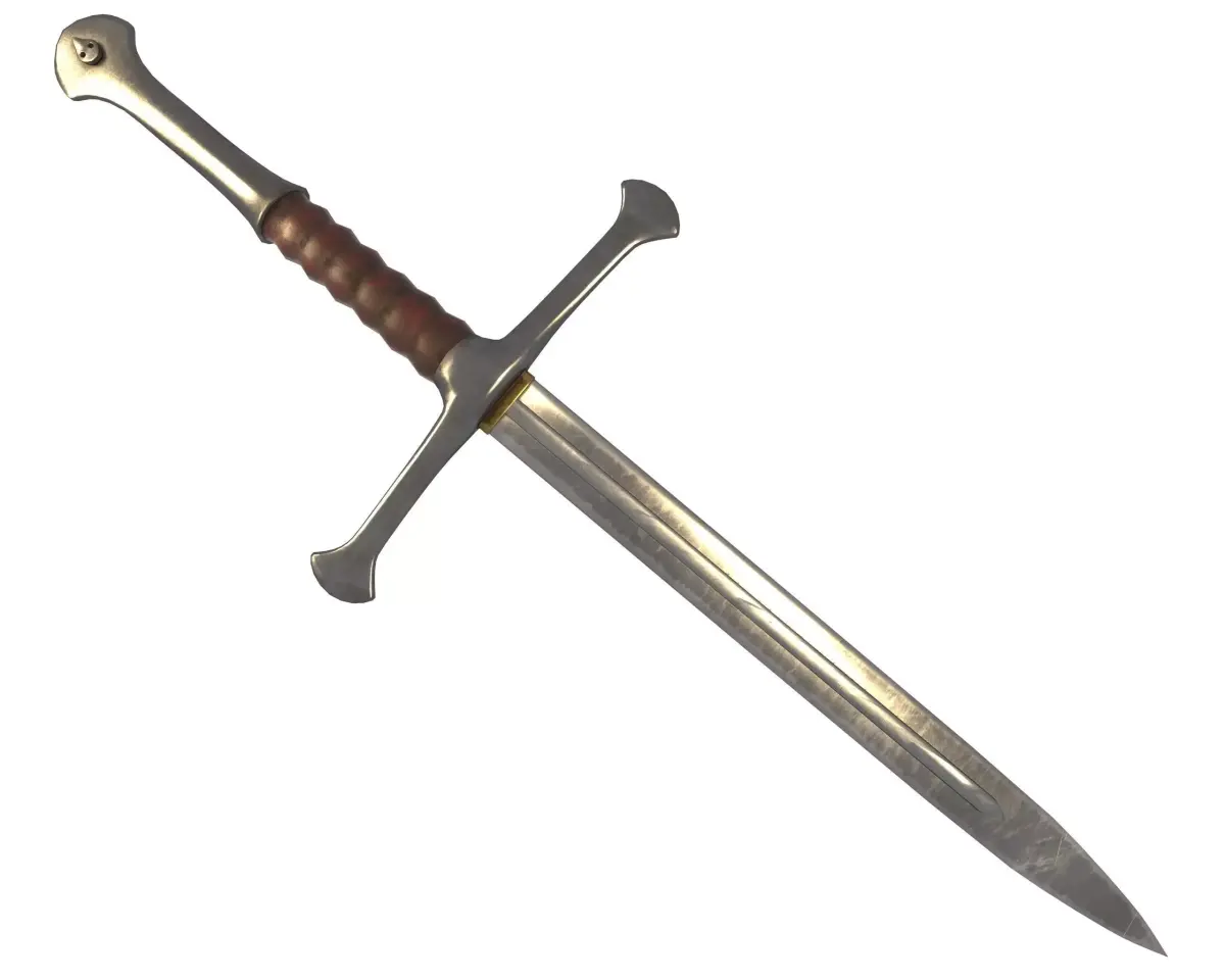 Dagger sword of king arthur Low-poly 3D model