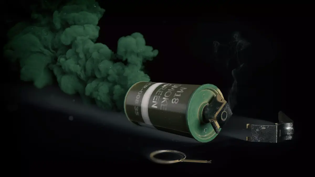 M18 Smoke Grenade game ready arsenal Low-poly 3D model