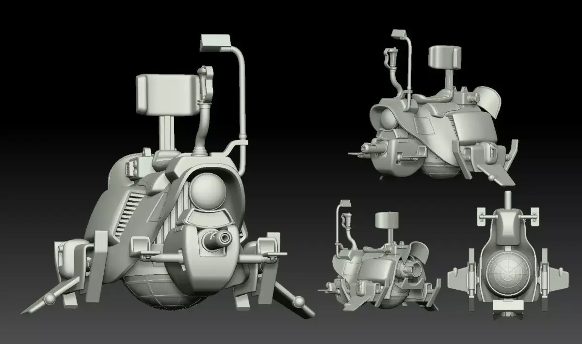 sh effect Figuarts bike Akira Toriyama 3D print model