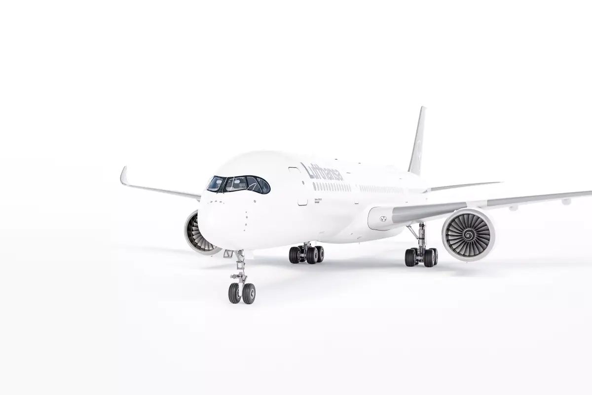 Airbus A350-900 Lufthansa 3D model
