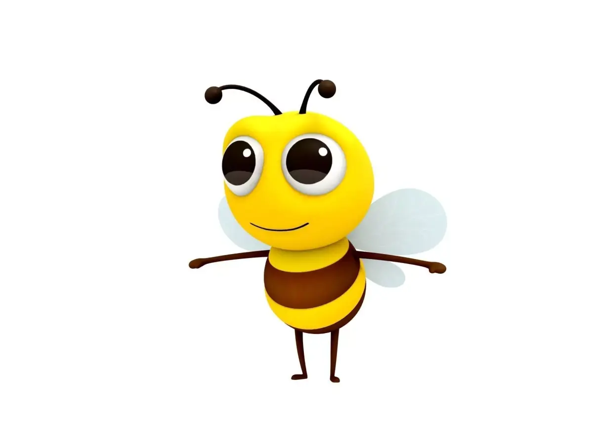 Bee Character 3D model purchase