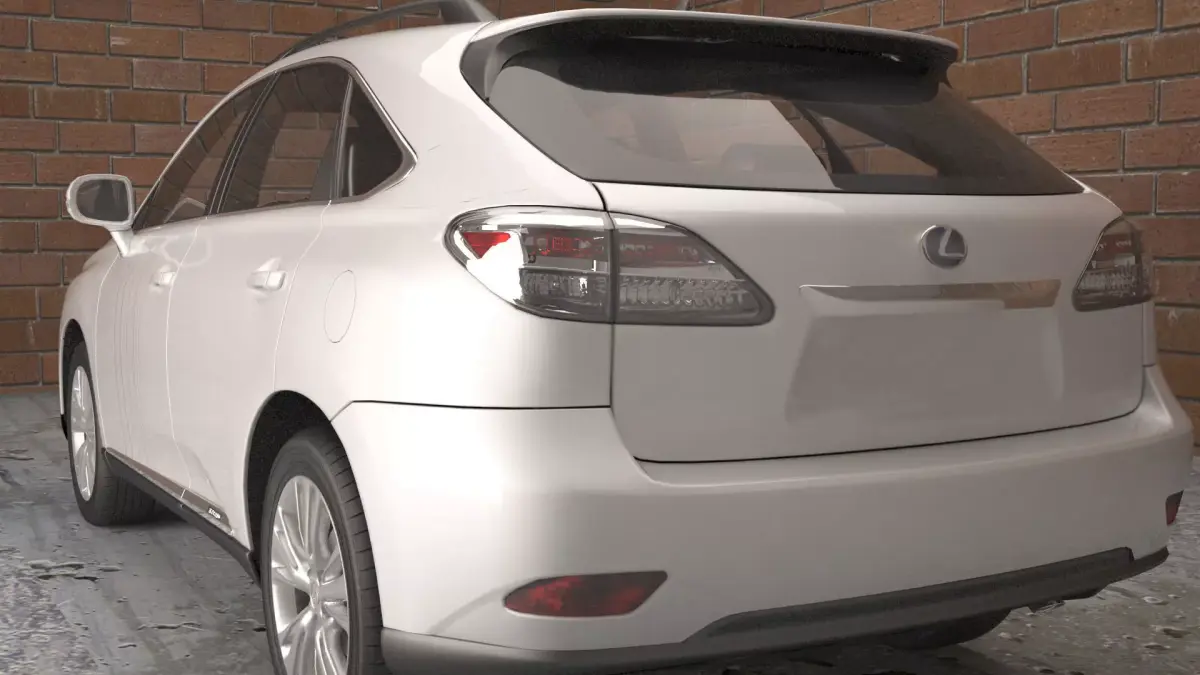 lexus rx450h vehicle 3D model