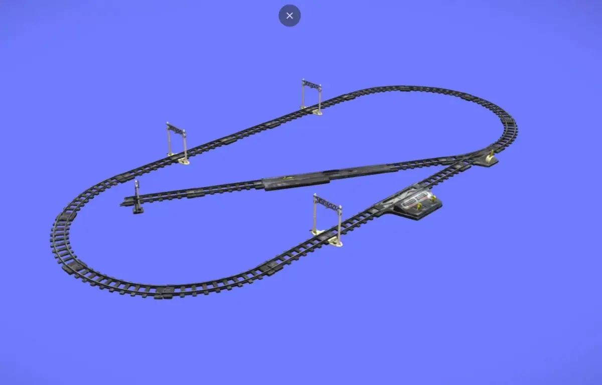 80s FERRORAMA XP200 - RAIL TRACKS ONLY - 3D SCAN 3D print model