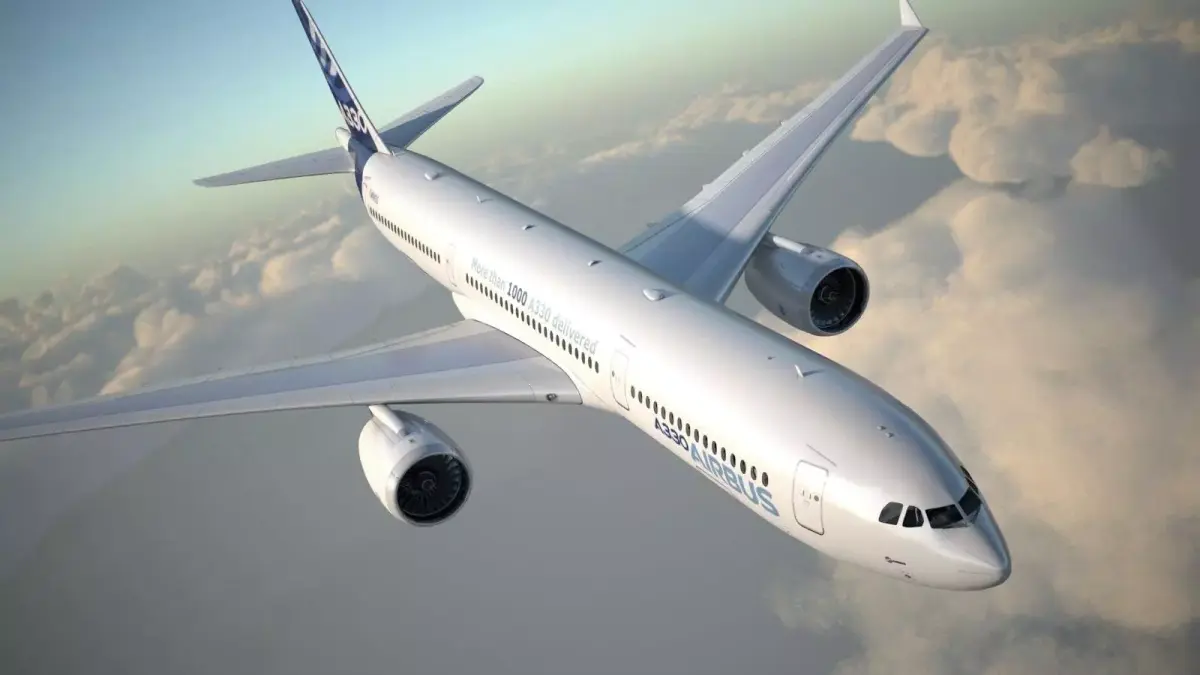 Airbus a330-300 with interior 3D model